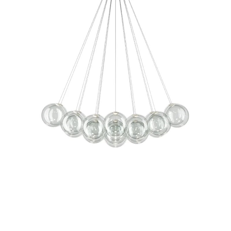 Random Cloud 23 Lights Ø28 Struttura BIANCO Sospensione - Lodes