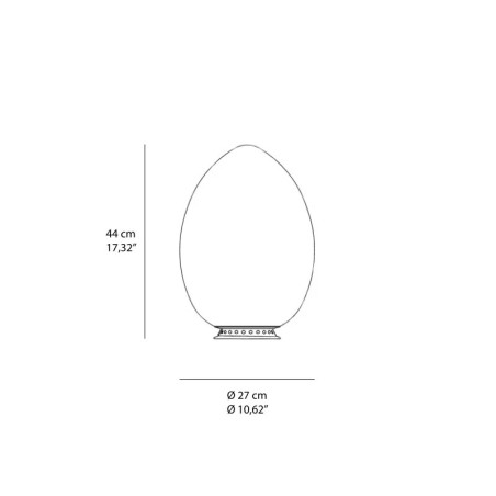 Uovo Medio Tavolo - FontanaArte