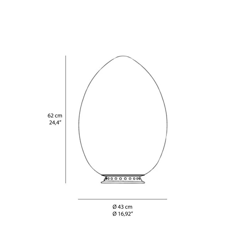 Uovo Grande Tavolo - FontanaArte