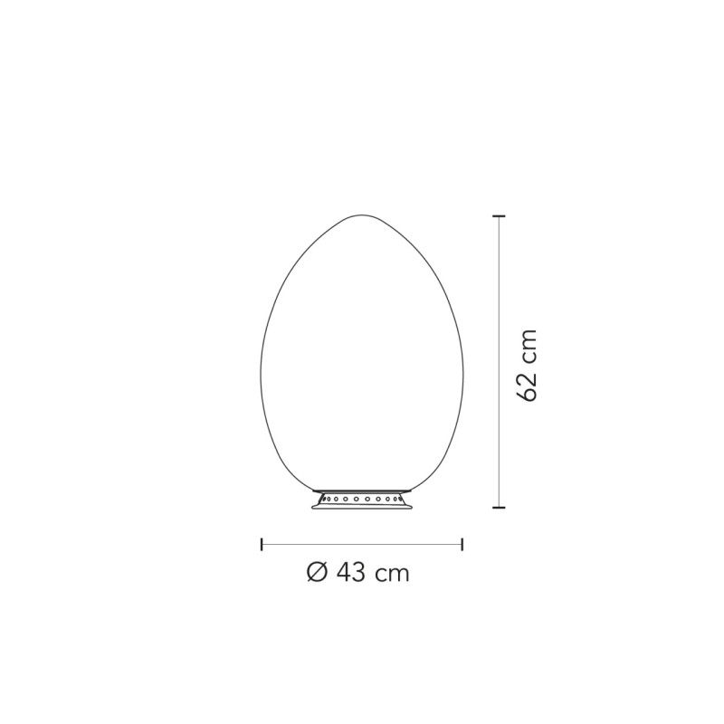 Uovo Outdoor Tavolo/Terra - FontanaArte