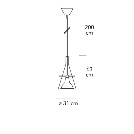 Flùte Grande Sospensione - FontanaArte