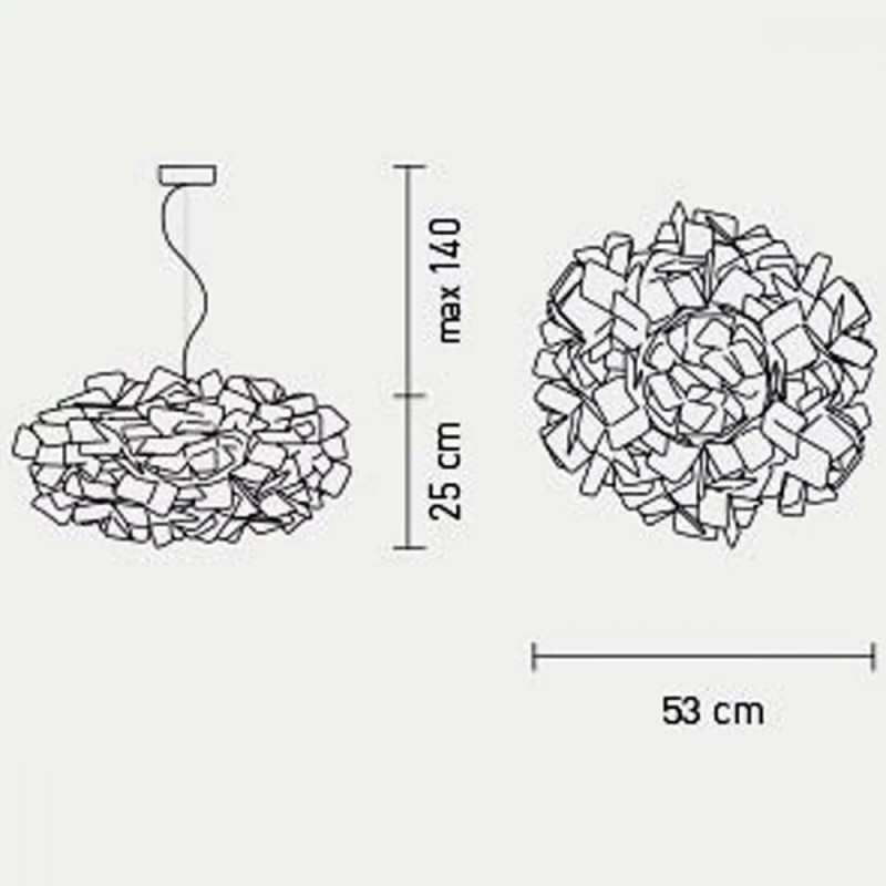 Clizia Suspension Orange - Slamp