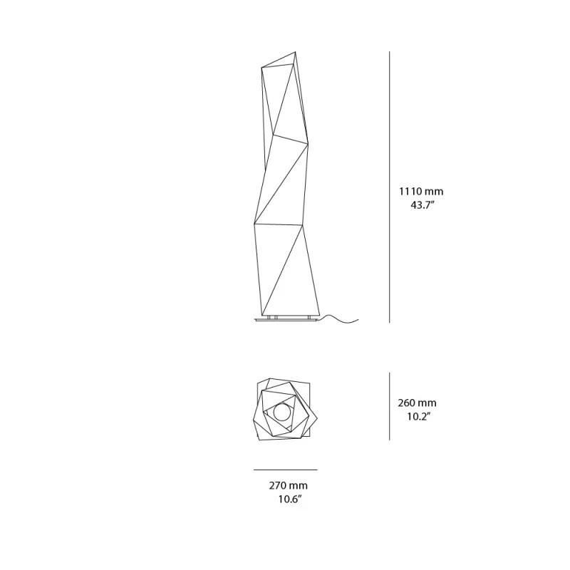 Diamond Large Floor - Slamp