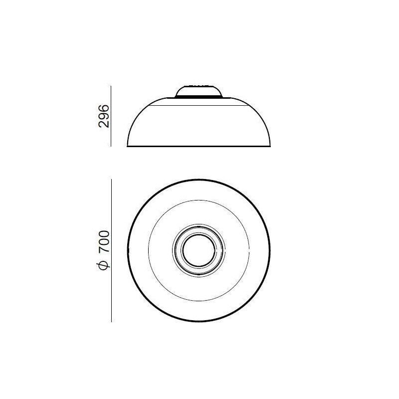 Demì Ø70 Phase-cut Parete/Soffitto - Stilnovo