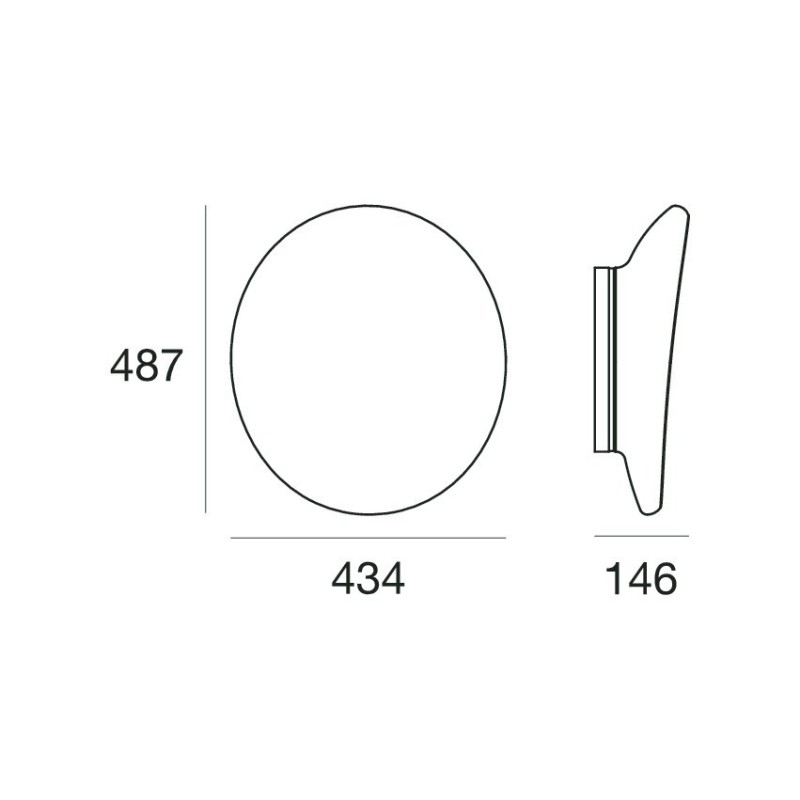 Dynamic Ø43 Parete/Soffitto - Stilnovo