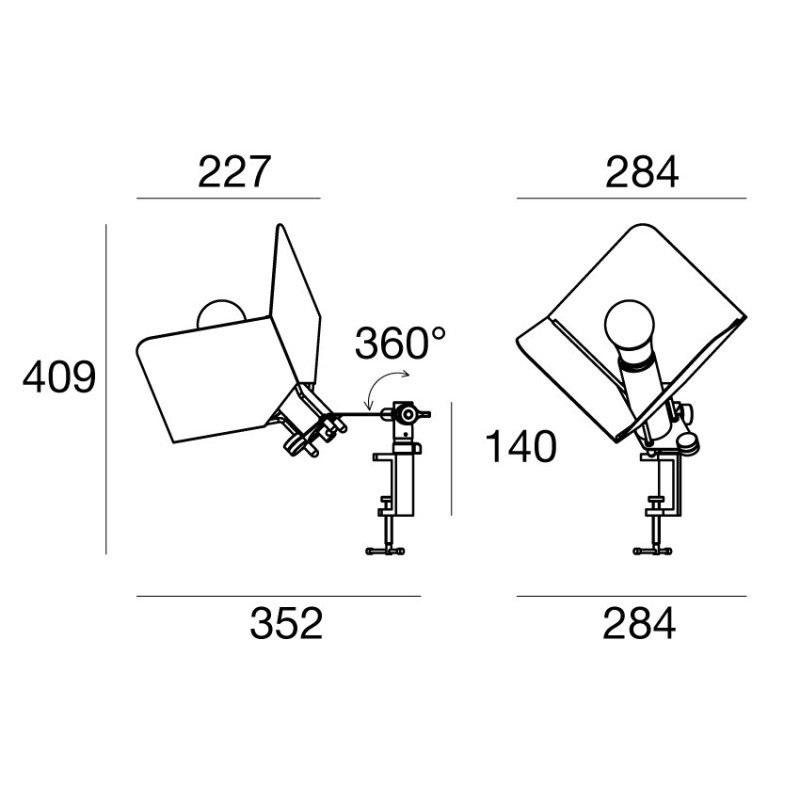 Triedro Clamp Morsetto - Stilnovo