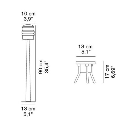 Fresnel 1148 EL Terra - Oluce