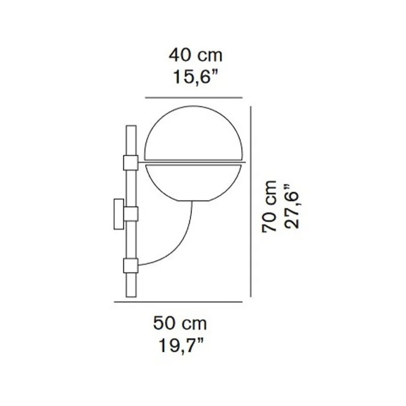 Lyndon 160 Parete - Oluce
