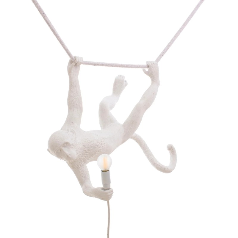 Monkey Lamp Swing White 14875 Sospensione - Seletti