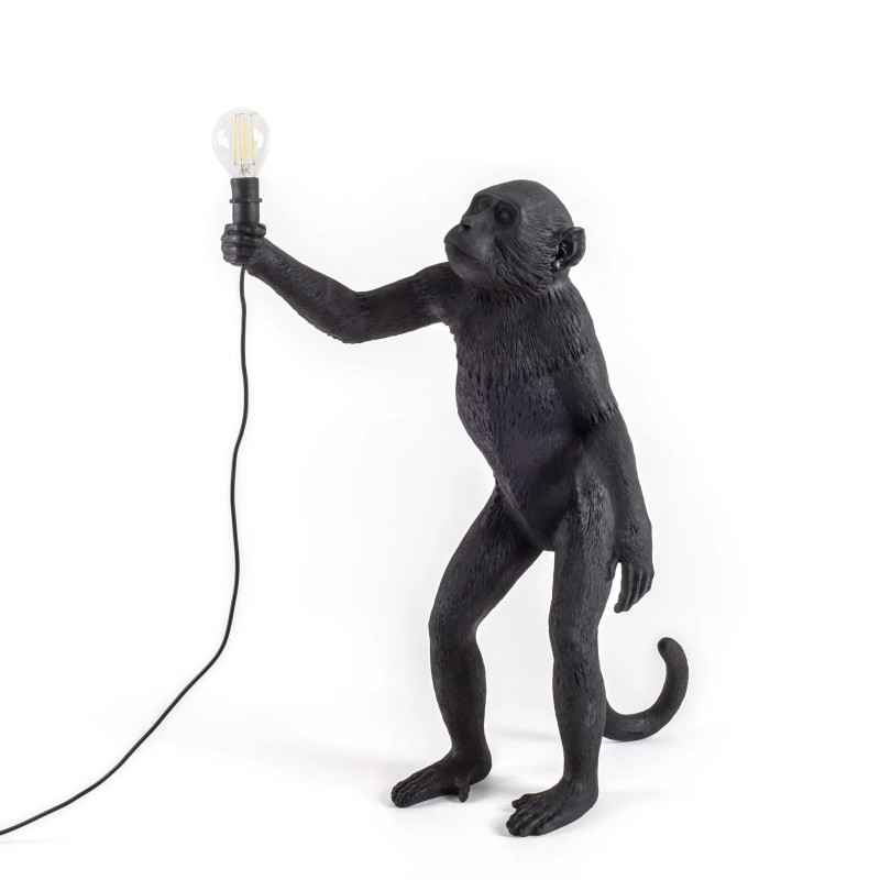 Monkey Lamp Outdoor Standing Black 14920 Terra - Seletti