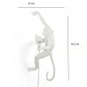 Monkey Lamp Outdoor Hanging Right Hand Black 14919 Parete - Seletti