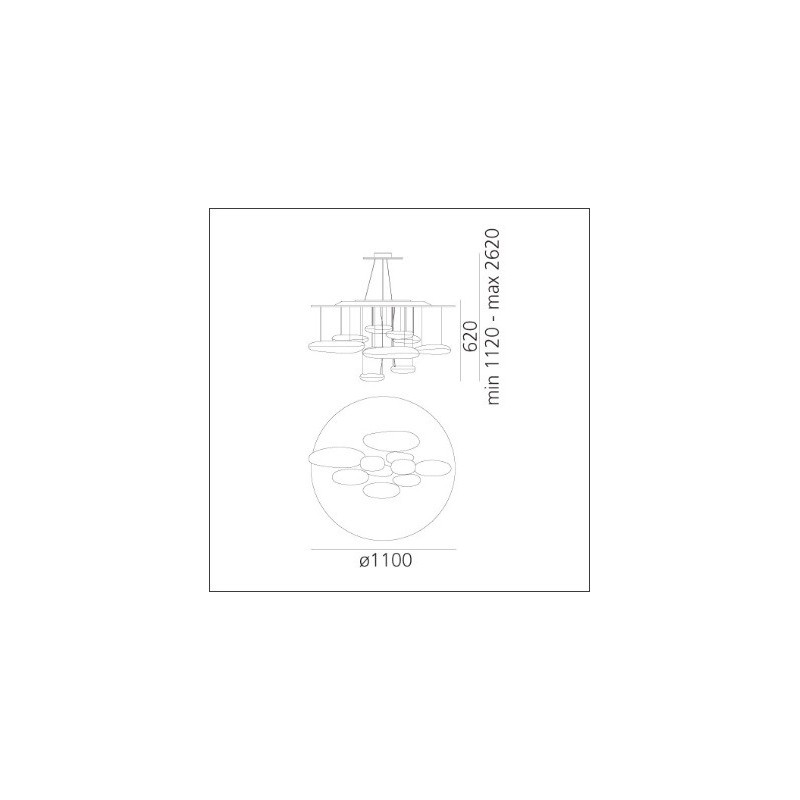Mercury LED Sospensione
