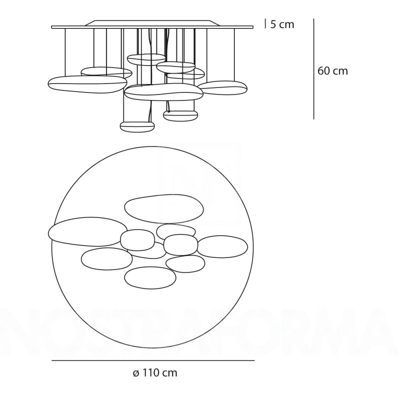 Mercury LED Soffitto