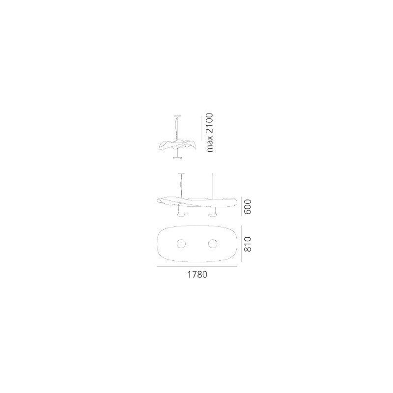 Mercury LED Sospensione