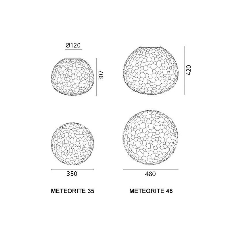 Meteorite 35 Soffitto Parete
