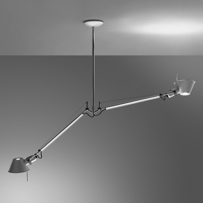 Tolomeo due bracci Sospensione Alluminio