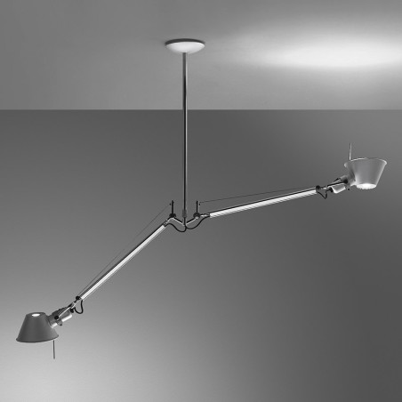 Tolomeo due bracci Sospensione Alluminio