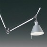 Tolomeo Decentrata diffusore alluminio Sospensione